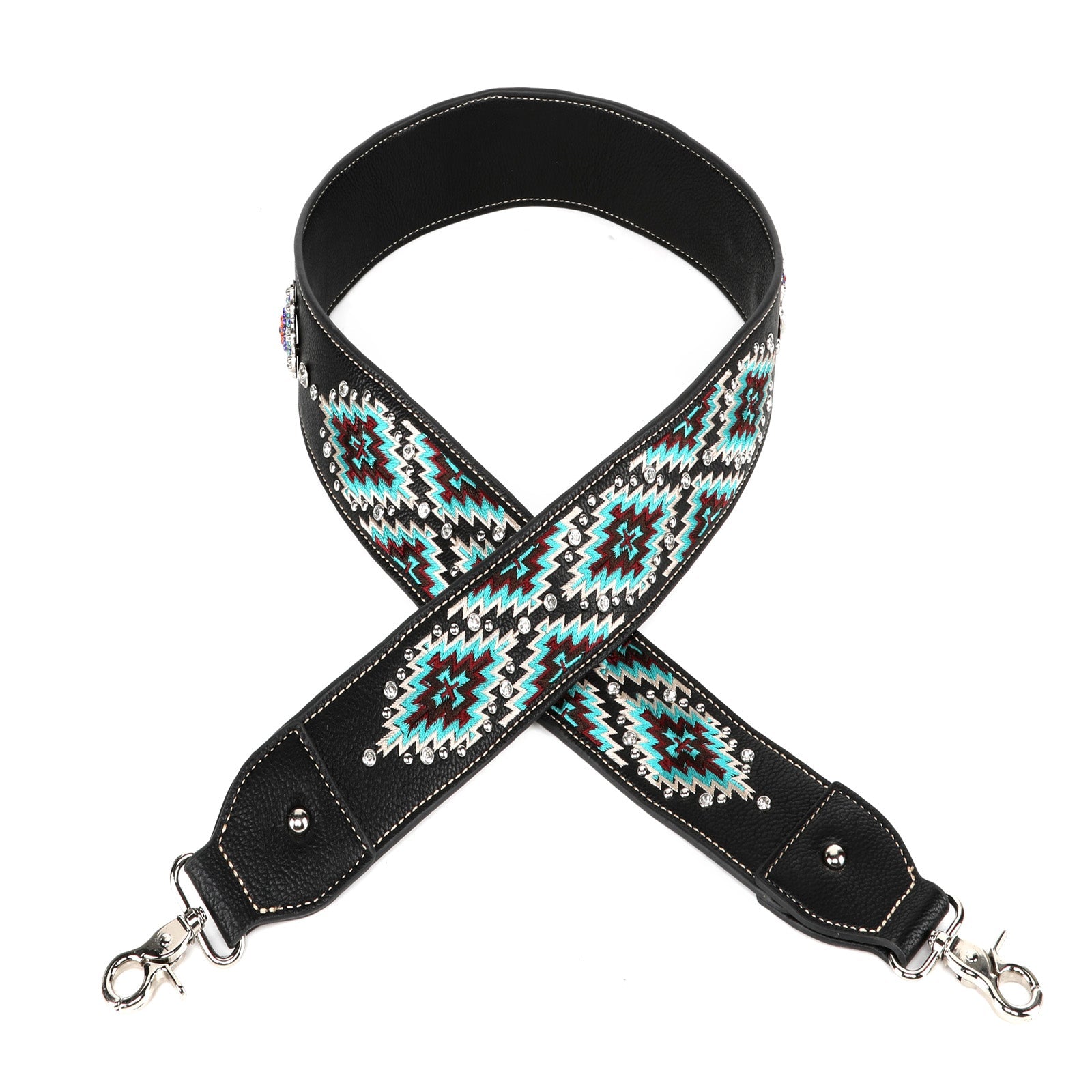 Montana West Embroidered Aztec Crossbody Bag with Adjustable Shoulder Strap - Perfect for Travel, Shopping & Everyday Use