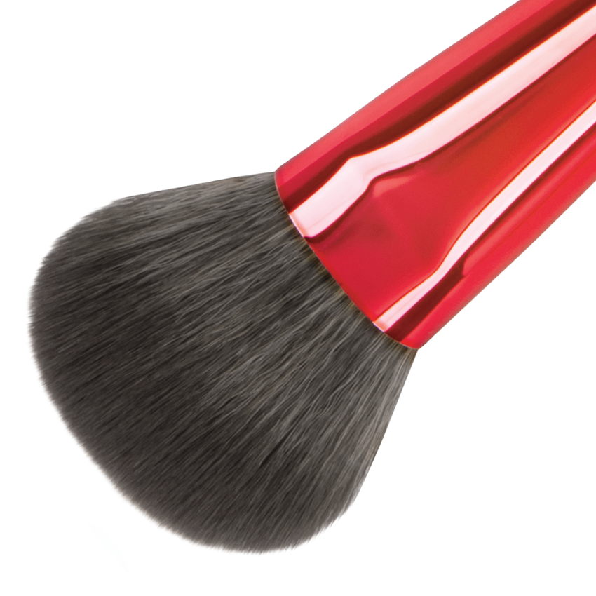 Melanie Mills Hollywood Mini Powder Brush for Face & Body Makeup - Soft Kabuki Brush for Loose & Pressed Powder (MM02 x Omnia) | Perfect for Travel & On-the-Go Touch-Ups