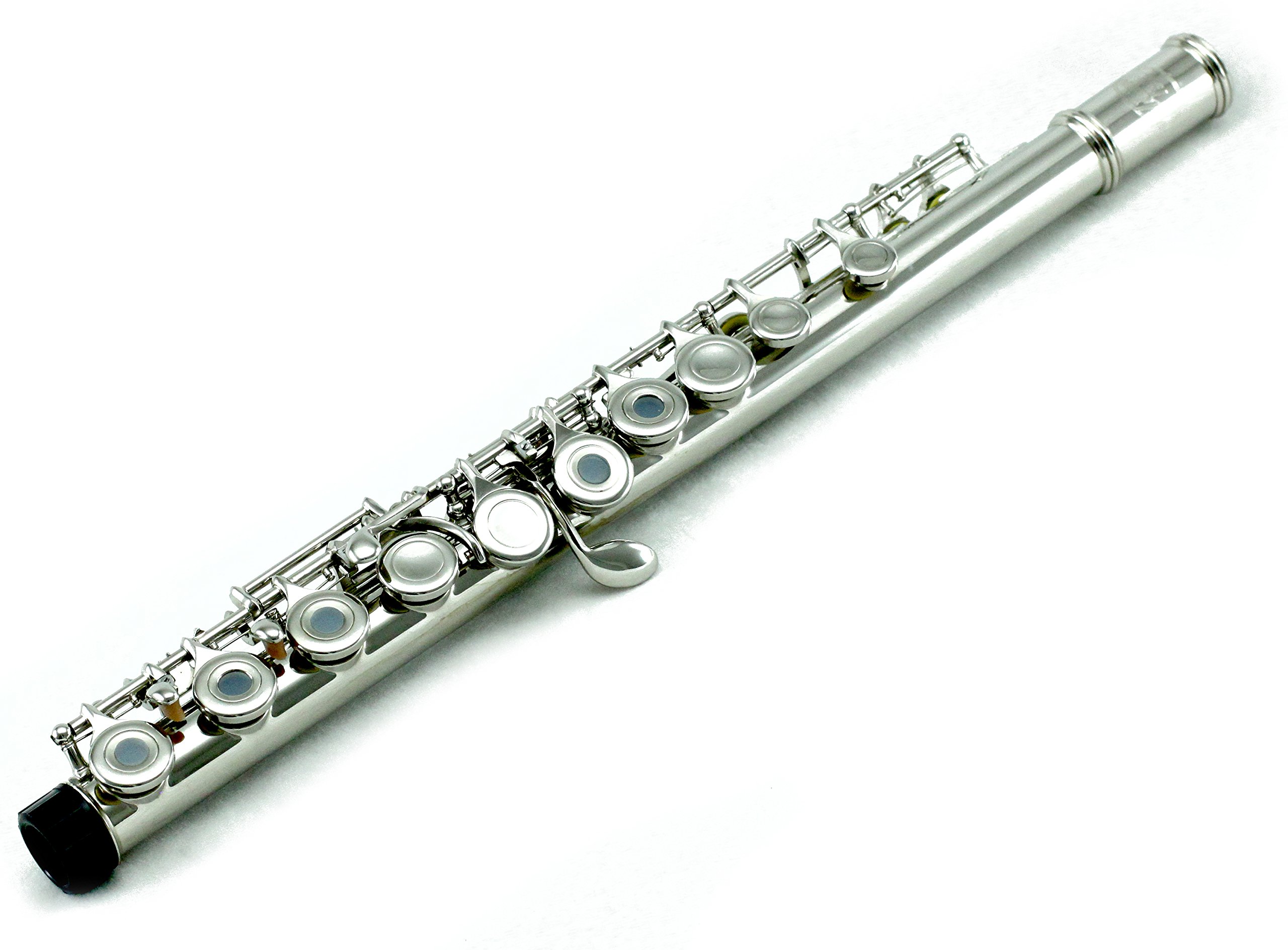 Professional Sky Nickel Plated Silver Key C Flute - Open Hole Design with Lightweight Case, Cleaning Rod & 1-Year Warranty | Perfect for Beginners, Students & Live Performances