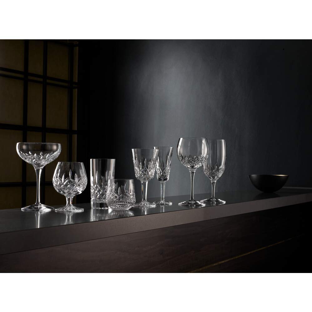 Waterford Lismore Balloon Wine Glass - Premium Crystal Wine Glass Set for Red & White Wine - Perfect for Dinner Parties, Weddings & Gift Giving