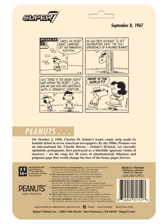 Secret Agent Snoopy Action Figure - Peanuts Collectible Toy for Fans & Decor - Perfect for Display, Gifts, and Comic Conventions