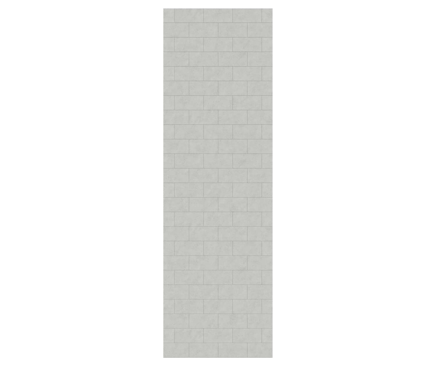 32 x 96 Swanstone Metro Subway Tile Glue-Up Bathtub and Shower Single Wall Panel - Waterproof Bathroom Wall Panel for Easy DIY Installation, Perfect for Bathroom Renovation and Shower Surrounds