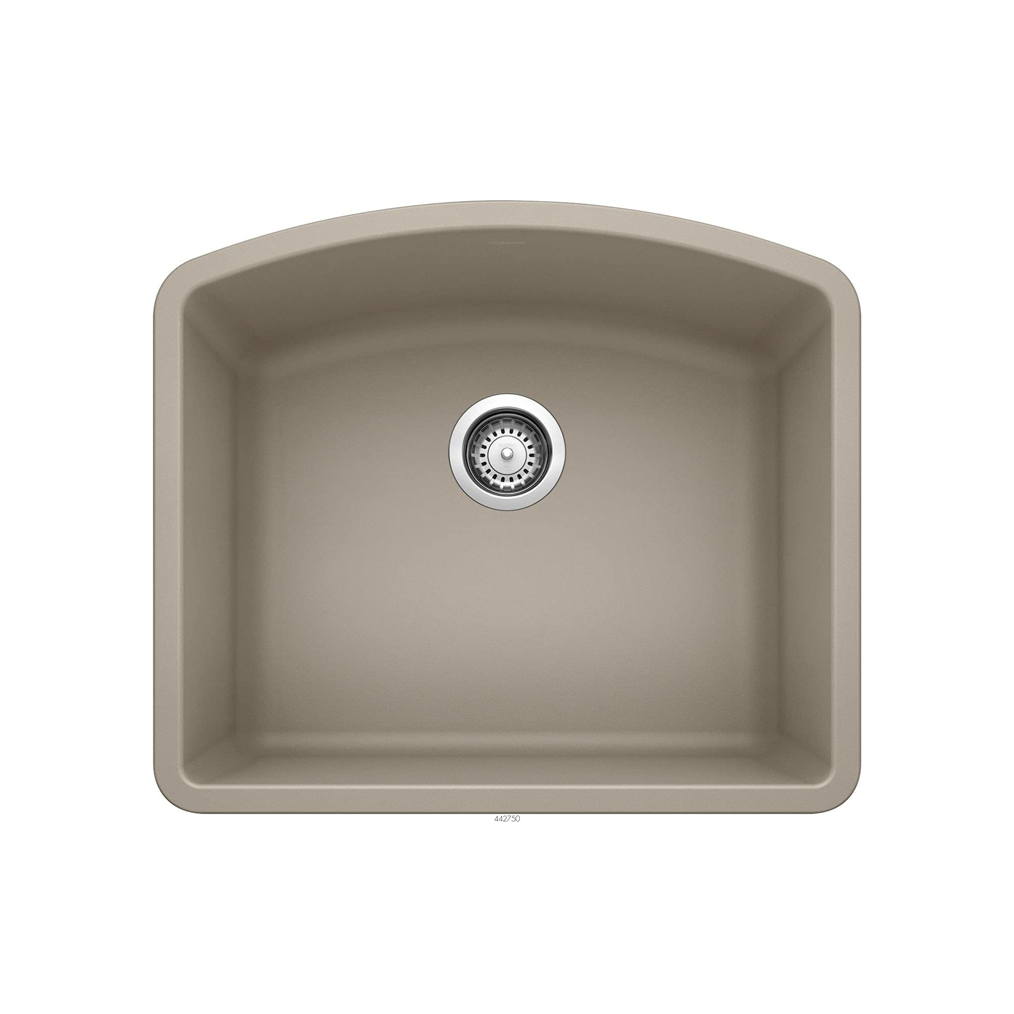 Blanco Diamond Single Bowl SILGRANIT Kitchen Sink - Premium 33% Granite Composite Undermount Sink for Modern Kitchens | Durable & Scratch-Resistant | Perfect for Cooking, Washing Dishes & Food Prep
