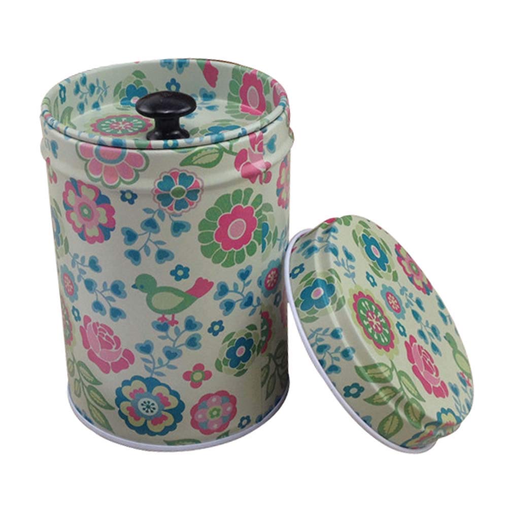 Premium Airtight Metal Tea Caddy - DRAGON SONIC Portable Storage Tin for Coffee, Candy, Snacks & Dried Flowers (4-Pack) | Ideal for Kitchen Pantry Organization, Coffee Station & Gift Packaging