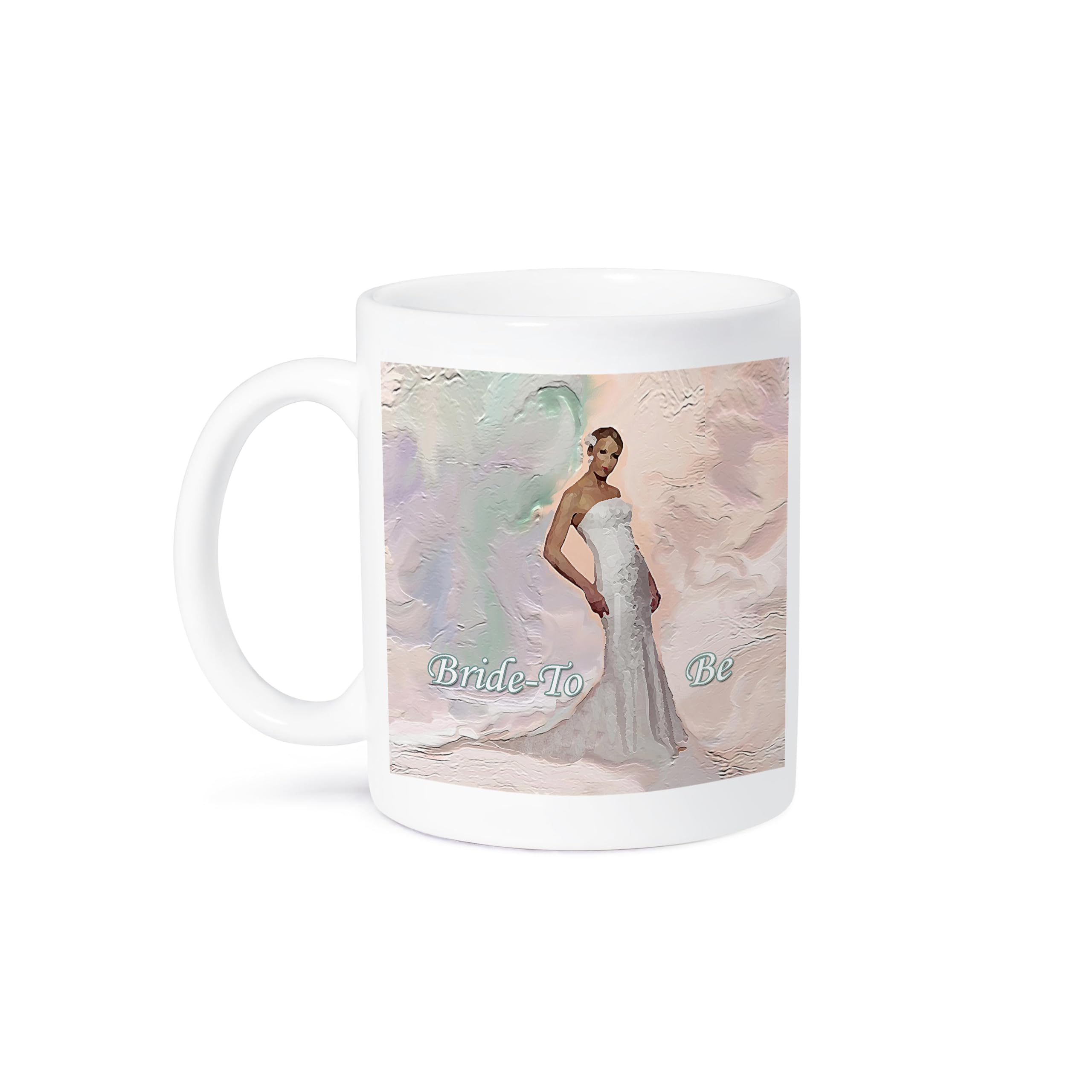 3D Rose Bride To Be Coffee Mug - 11 oz Ceramic Wedding Gift for Brides, Bridal Shower Party Favors - Perfect for Coffee, Tea & Hot Drinks at Home or Office