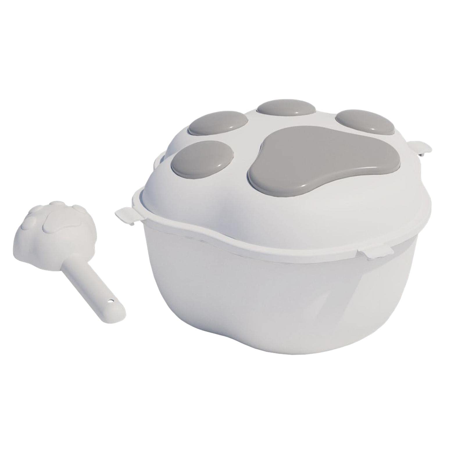 Enakshi Airtight Pet Food Storage Container with Lid - 10Lbs Dry Dog Food Dispenser for Grains, Rice & Kibble | BPA-Free Plastic | Pet Supplies & Dog Accessories | Perfect for Kitchen, Pantry & Travel Use