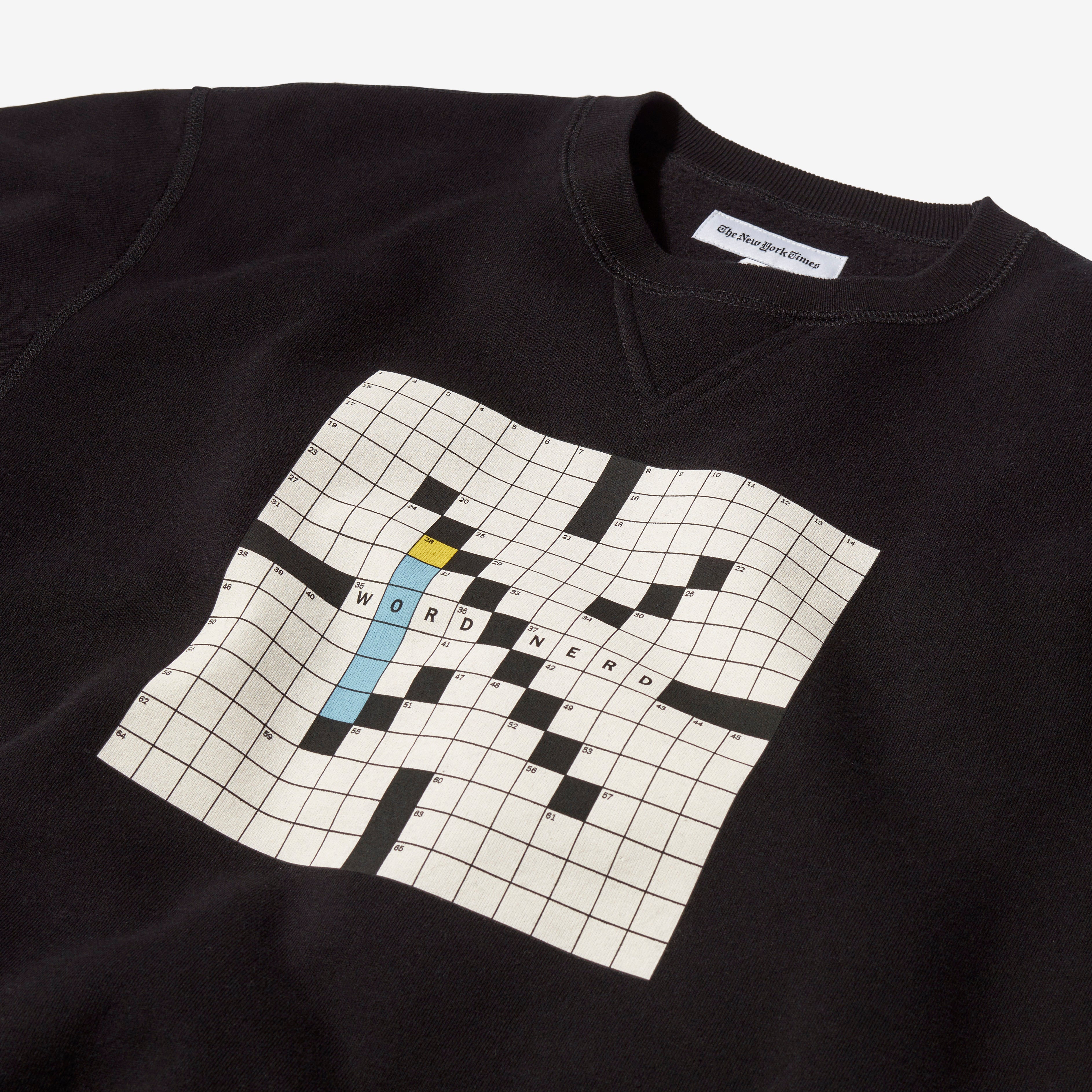 Word Nerd Crossword Puzzle Sweatshirt - Funny Book Lover Gift for Readers & Writers - Perfect for Book Clubs, Libraries & Cozy Reading Nights