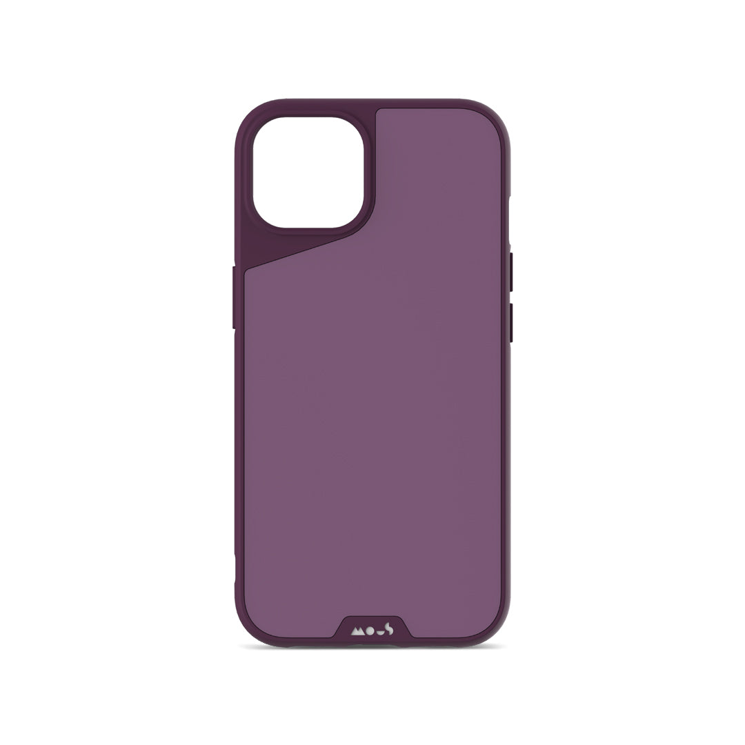 MagSafe Compatible Plum Purple iPhone Case - Shockproof & Slim Design for iPhone 13/14/15 Pro Max | Perfect for Work, Travel & Outdoor Activities