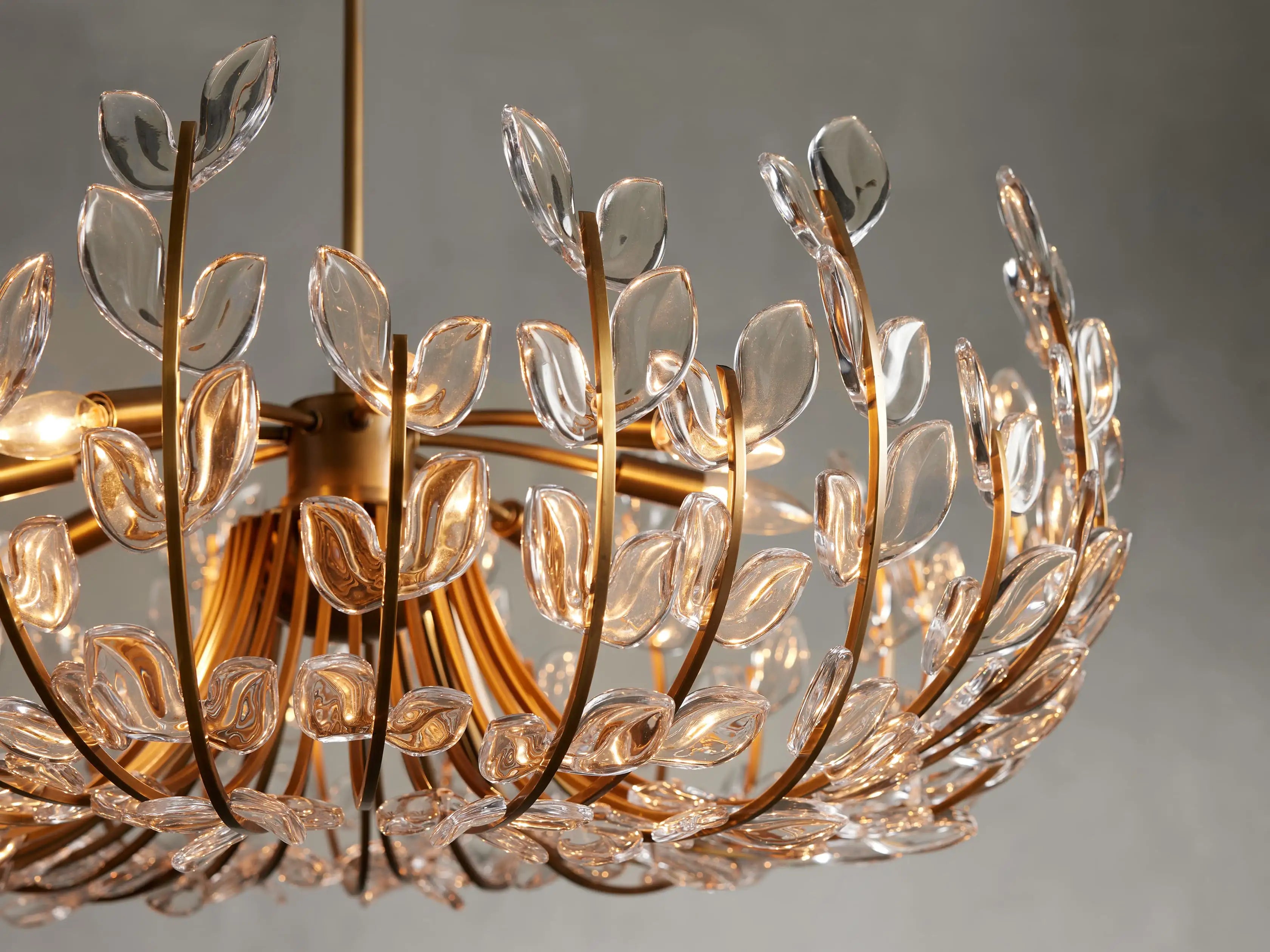 Adela 8-Light Crystal Chandelier for Dining Room - Modern Elegant Ceiling Light Fixture with Clear Glass Shades - Perfect for Home, Bedroom, Living Room & Wedding Decor