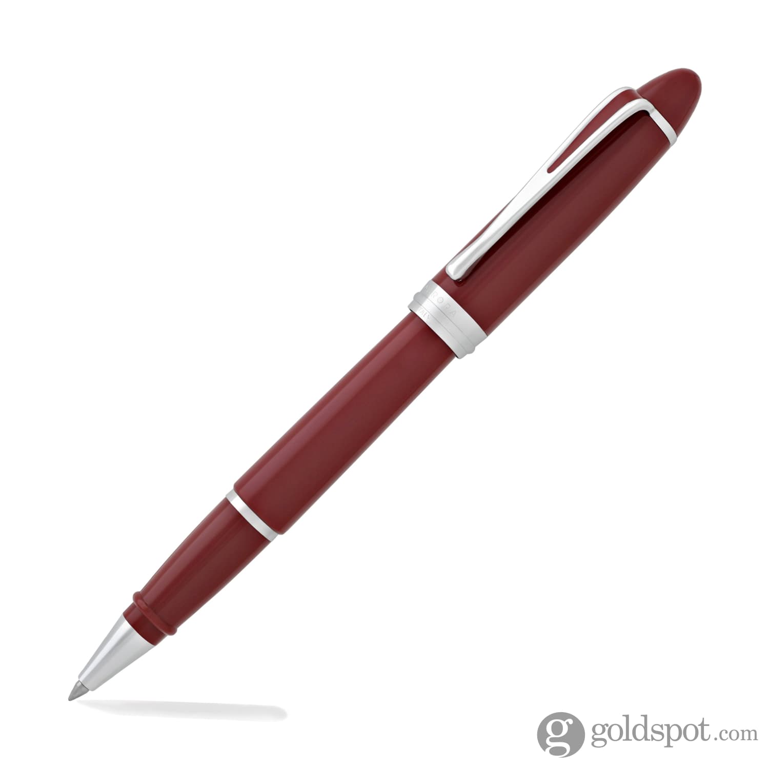 Aurora Ipsilon Deluxe Rollerball Pen - Premium Red Chrome Trim Writing Instrument for Business, Gifts & Signature Documents | Elegant Office & Executive Use