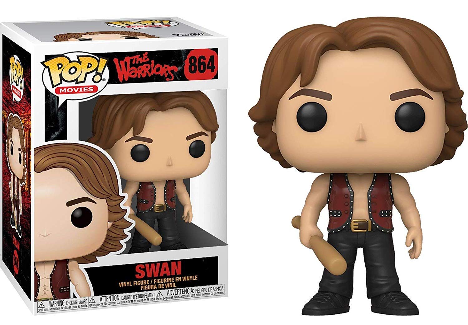 Funko Pop! Movies Swan Vinyl Figure Bundle with 1 Compatible 'ToysDiva' Graphic Protector (864-44843-B) - Collectible Display for Movie Fans & Home Decor