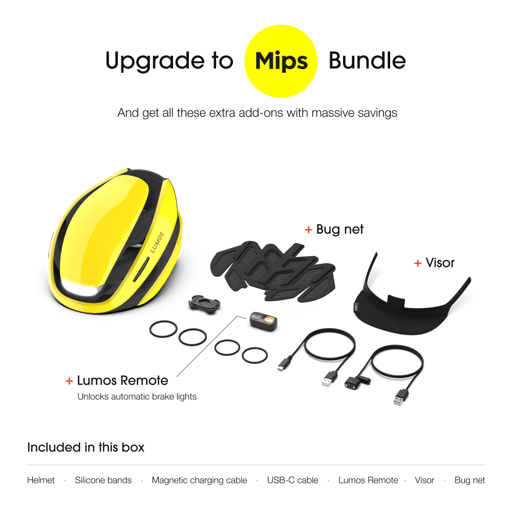 Lumos Ultra Smart Bike Helmet with LED Lights - High Visibility, USB Rechargeable, Lightweight & Durable for Night Cycling, Commuting & Urban Safety