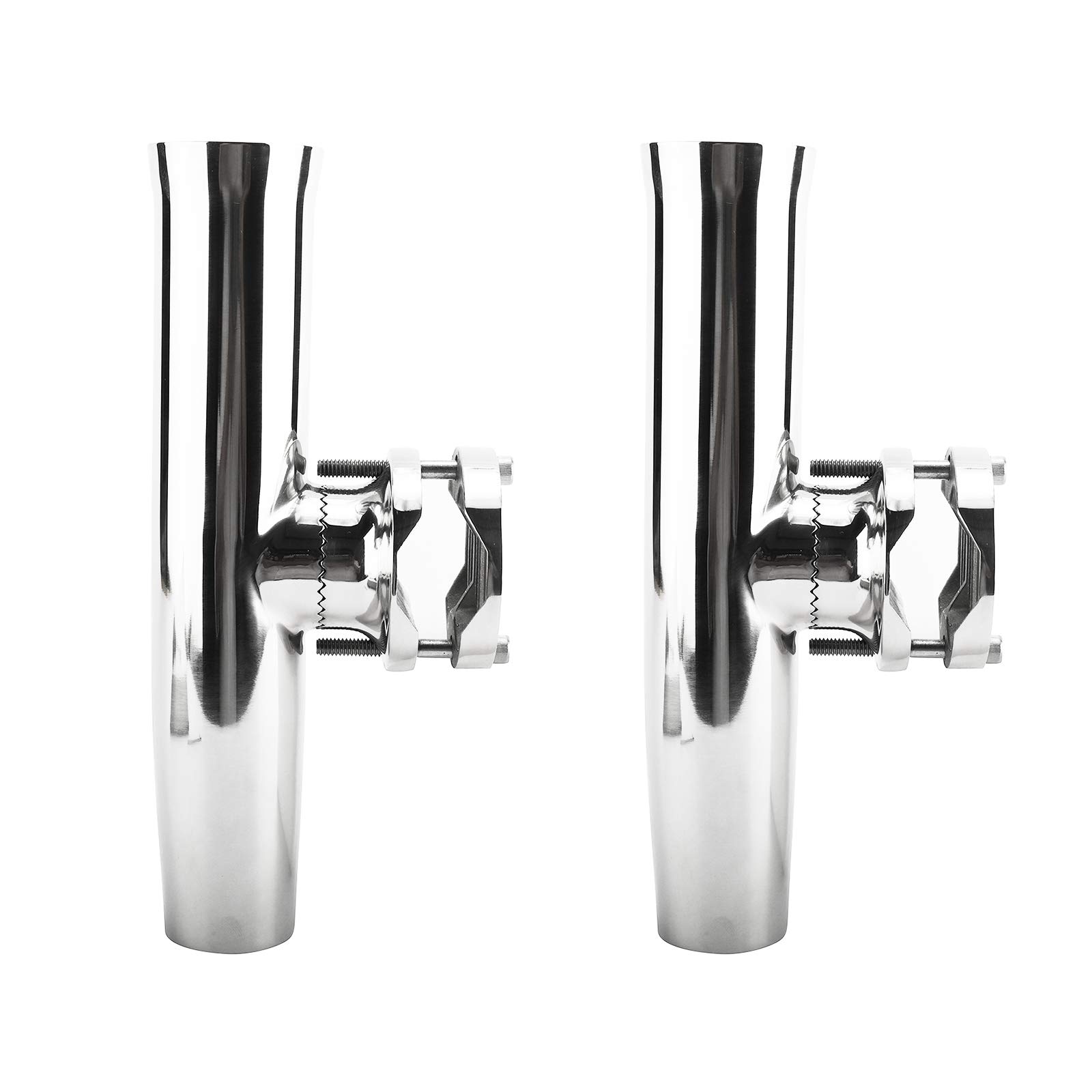 Premium 2-Pack Stainless Steel Boat Rod Holders - 1-1/4