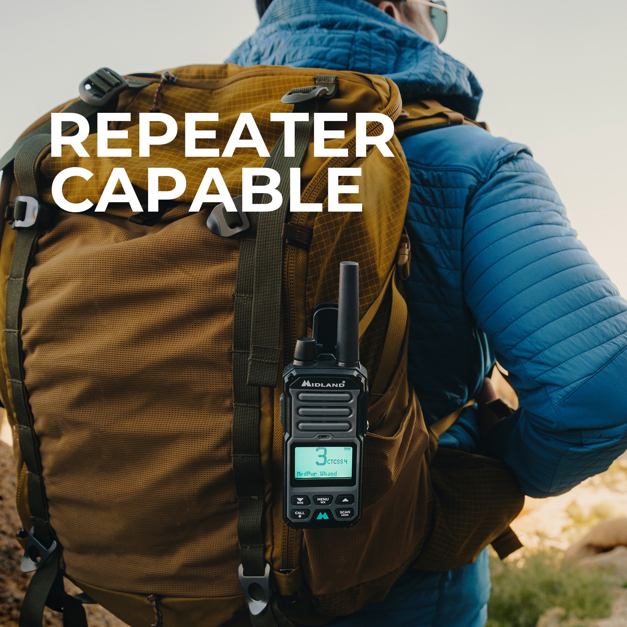 GXT67 GMRS 5 Watt Walkie Talkie - Long Range Two Way Radio with 22 Channels & NOAA Weather Alerts | Perfect for Hiking, Camping, and Outdoor Adventures