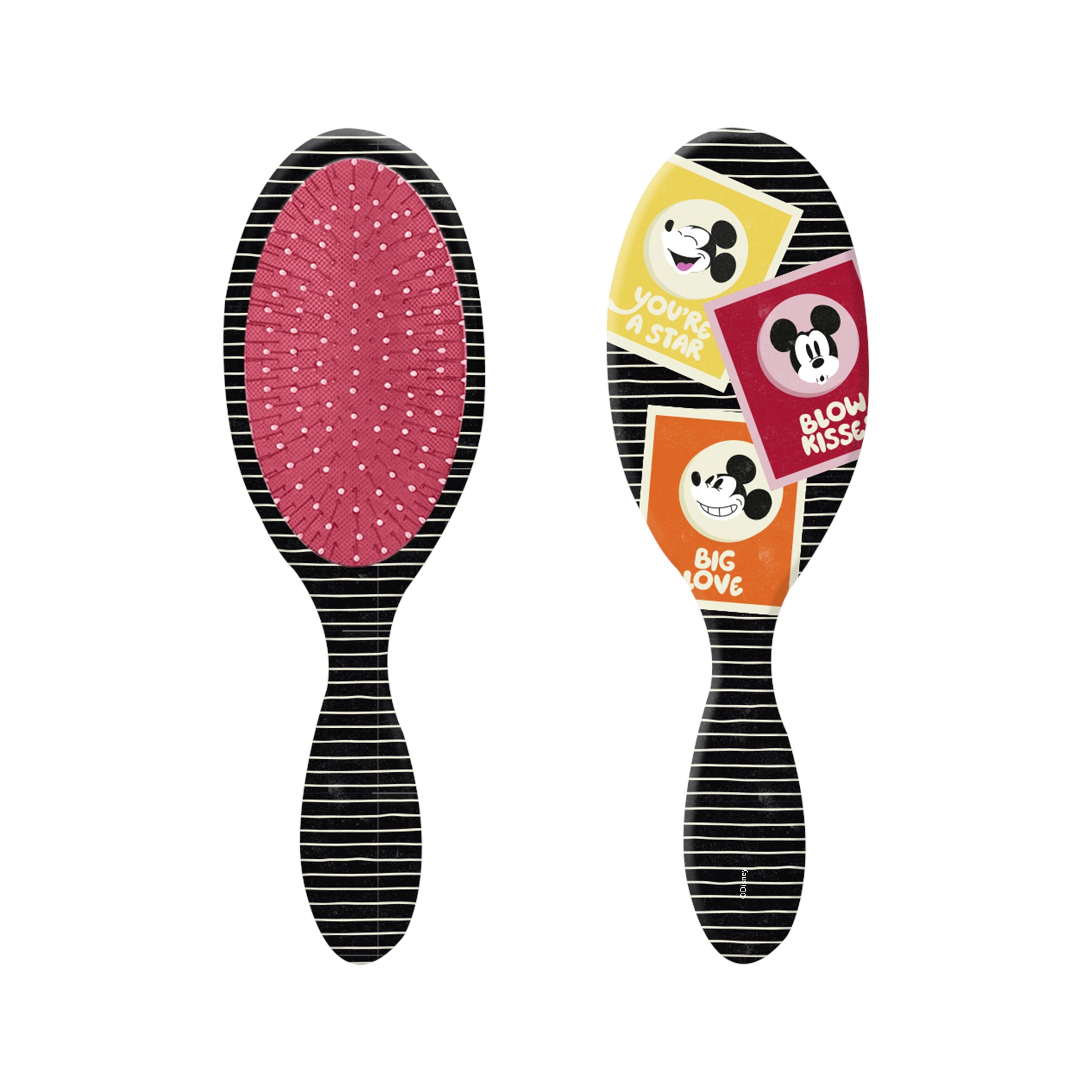 Mickey Mouse Hair Brush for Kids - Soft Bristles, Detangling & Styling - Perfect for Daily Hair Care, Travel & Disney Themed Gifts