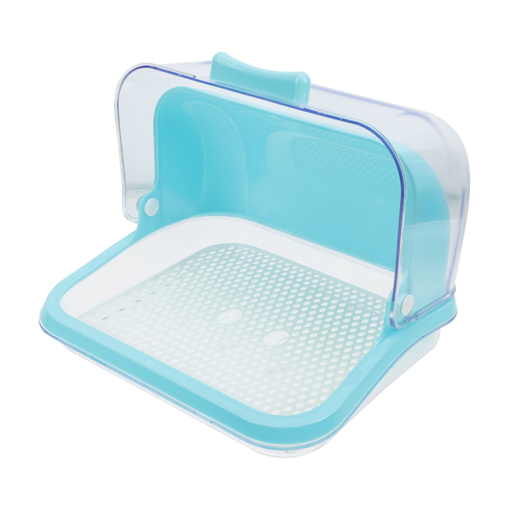 Zerodeko Baby Bottle Drying Rack & Dish Organizer - Countertop Dishwasher-Safe Storage Box for Infant Feeding Utensils, Toddler Dishes & Dinnerware - Perfect for Nursery, Kitchen Counter or Travel Baby Care Essentials