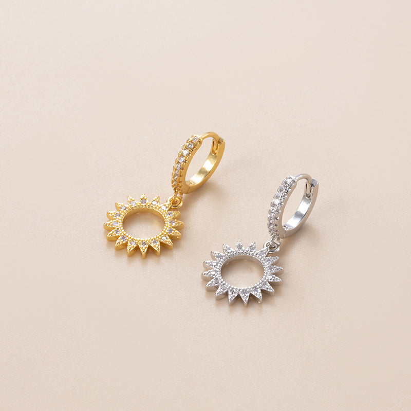Sparkly 9mm Cartilage Huggie Hoop Earrings for Second Lobe Piercing | HSPJ879 | Perfect for Everyday Wear & Special Occasions