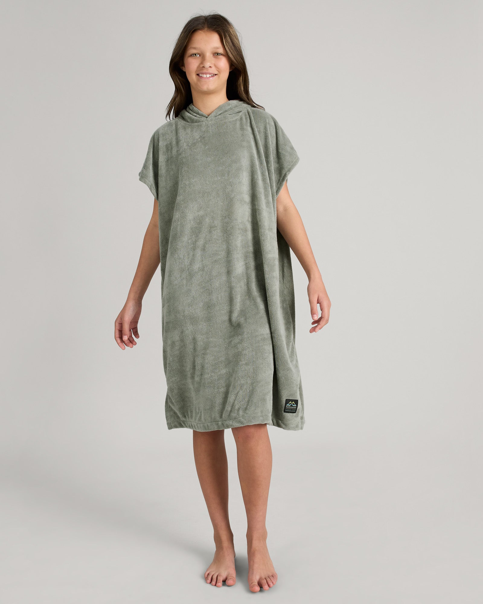 Soft & Absorbent Kids' Hooded Towel with Gum Tree Print - Perfect for Bath Time, Swimming, and Beach Fun