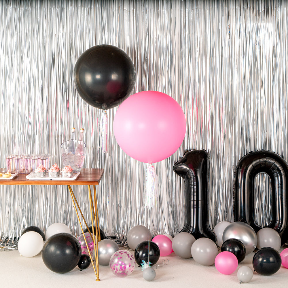 Balloonify Pink Latex Balloons 36 Inch - Pack of 10 | Perfect for Birthday Parties, Baby Showers & Wedding Decorations