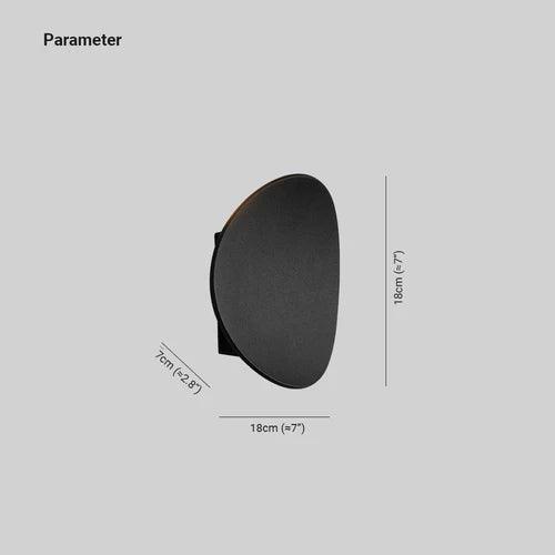 Modern Pebble-Shaped LED Uplight Outdoor Wall Lights - Waterproof Landscape Lighting for Garden, Patio, Pathway & Facade Illumination
