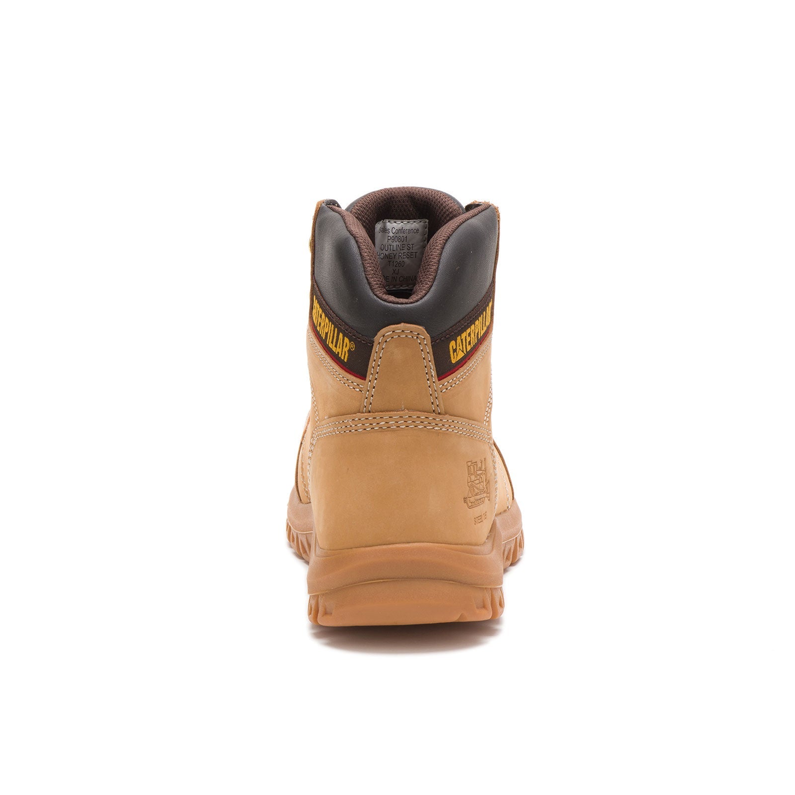 Honey Steel Toe Work Boots for Men - ANSI Safety Certified, Slip & Water Resistant - Ideal for Construction, Warehouse & Outdoor Work
