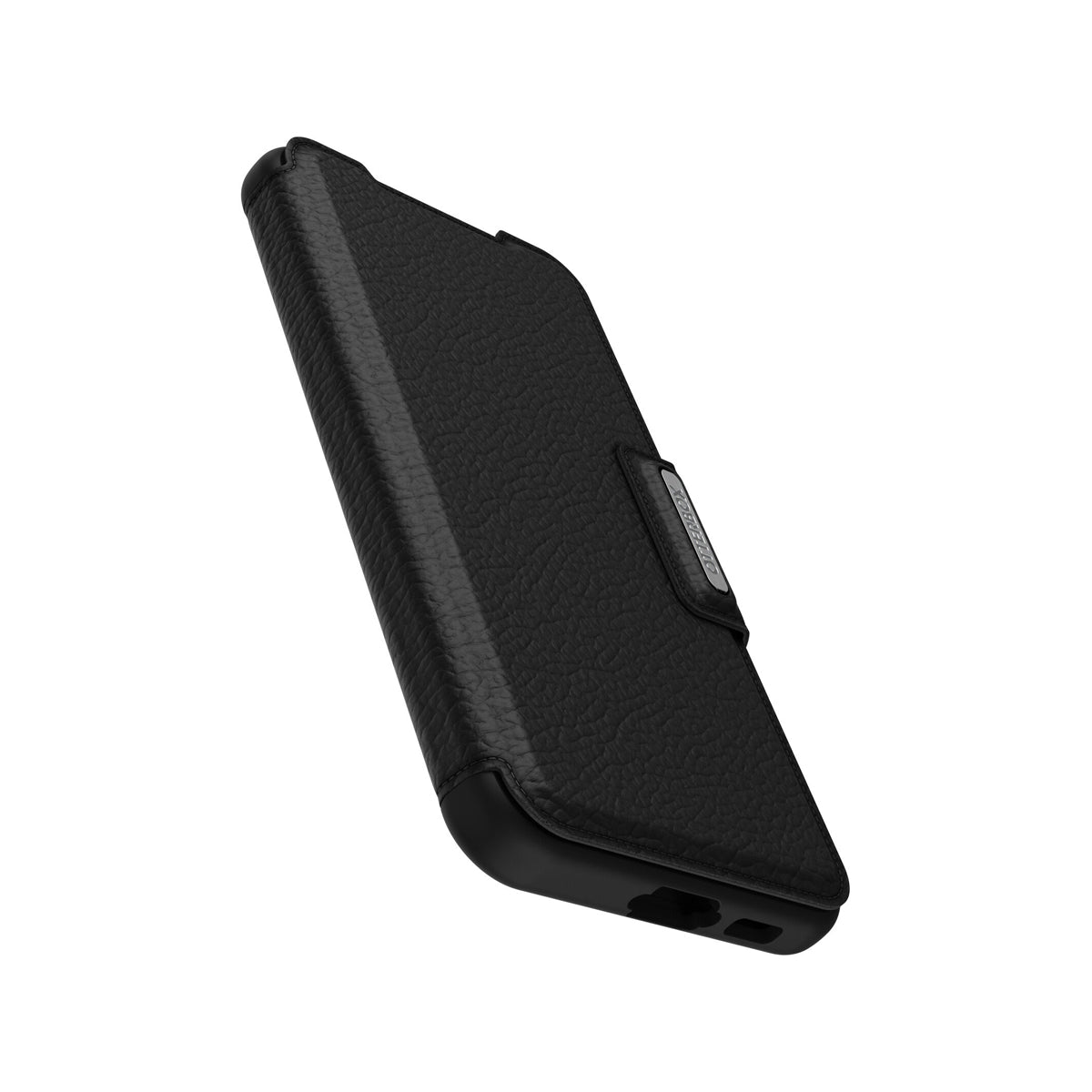 Otterbox Strada Series Premium Leather Wallet Case for Samsung Galaxy S23+ (Shadow Black) - Slim Protective Cover with Card Slots for Everyday Use & Business Travel