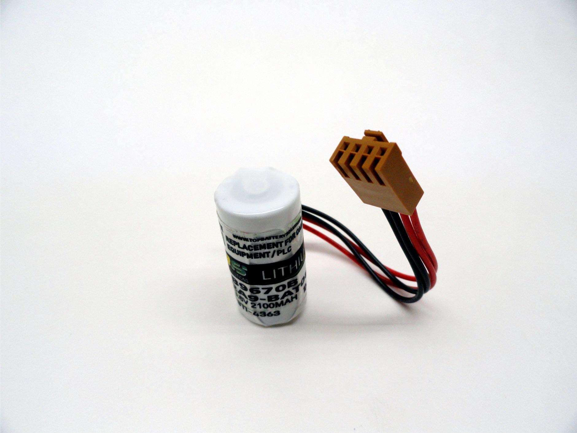 2PC B9670B Replacement Battery for PLC Logic Controller & Industrial Computer - Power Backup for Automation Systems & Industrial Equipment