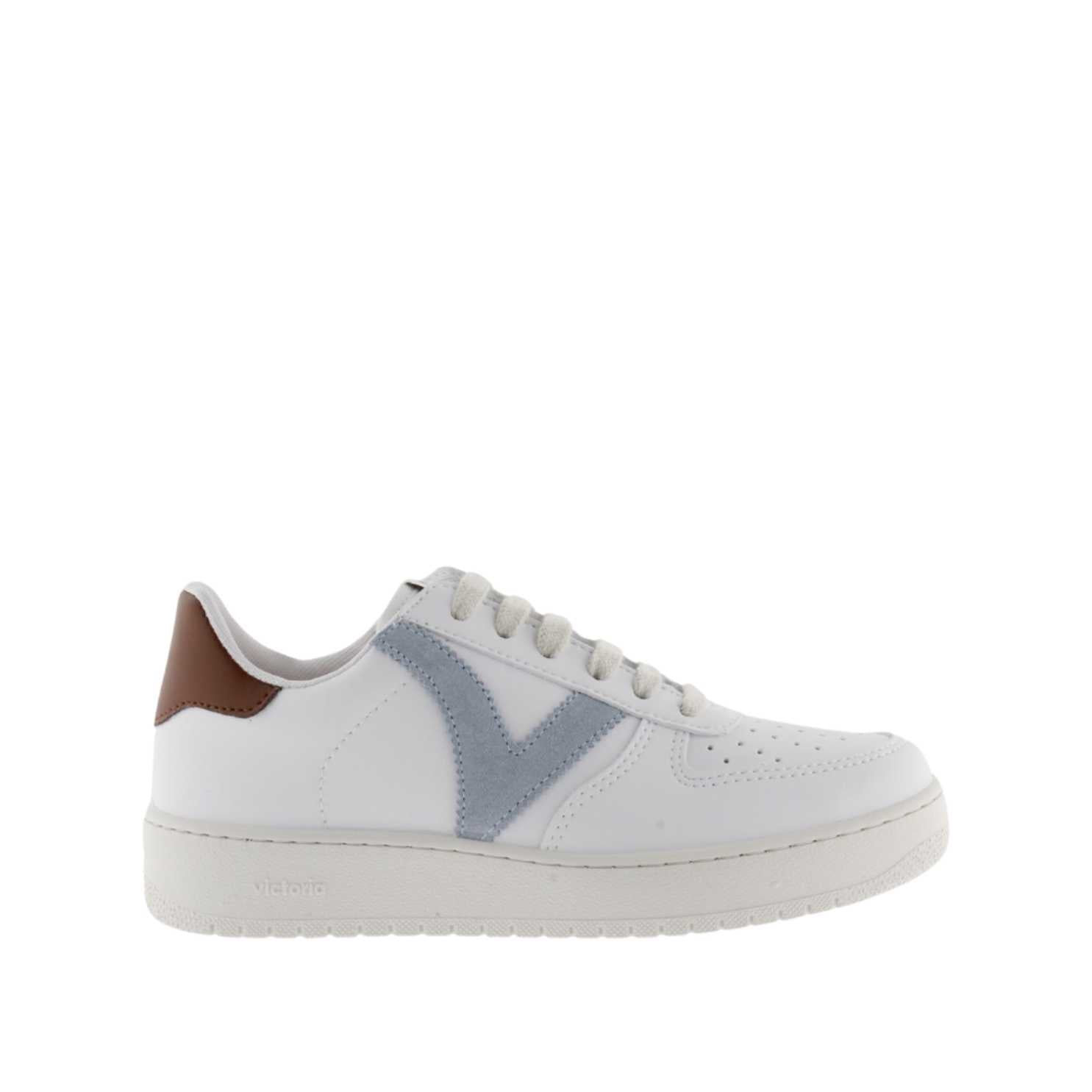 Stylish Women's Madrid Contrast Faux Leather Sneakers - Comfortable Casual Shoes for Walking, Travel & Everyday Wear