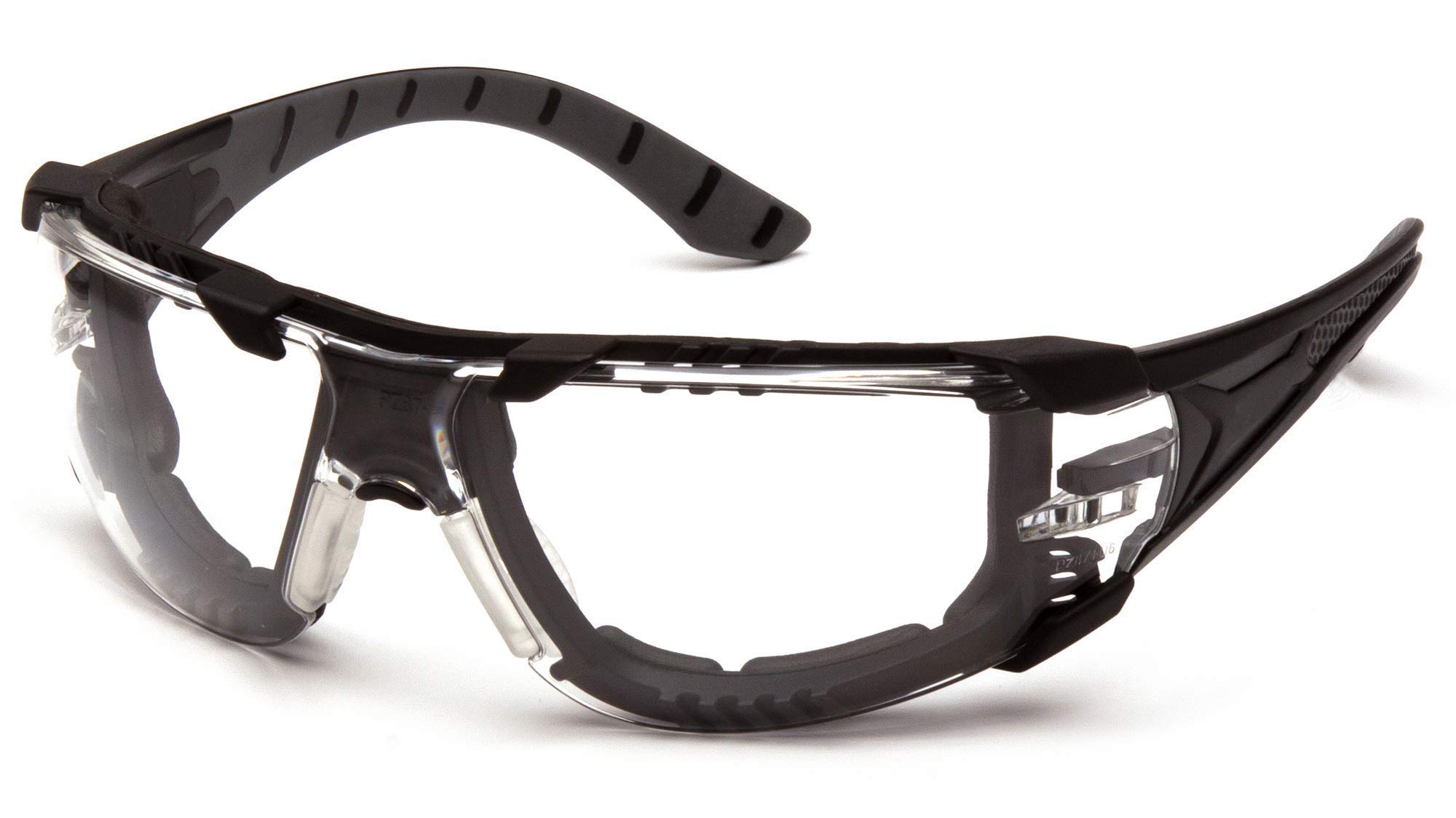 EZGOODZ Anti-Fog Safety Glasses with Foam Padding - 12 Pack Protective Goggles for Industrial Work, Construction, Woodworking & DIY Projects | Clear Lens Eye Protection for Dust, Debris & Splashes