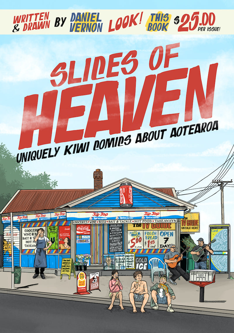 Daniel Vernon Slices of Heaven Comic Book | Funny & Heartwarming Graphic Novel for Adults | Perfect for Gifts, Collectors & Relaxation