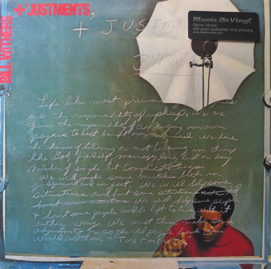 BILL WITHERS '+Justments' 180g Vinyl LP Record | High-Quality Audiophile Pressing | Perfect for Jazz & Soul Music Collectors & Vinyl Enthusiasts