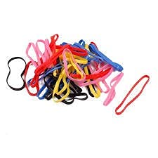 Zintalic 50 Pcs Mini Hair Claw Clips & 120 Pcs Elastic Hair Bands Set - Colorful Plastic Hair Clips for Women, Teens, Girls - Perfect for School, Work, Travel and Daily Hairstyling