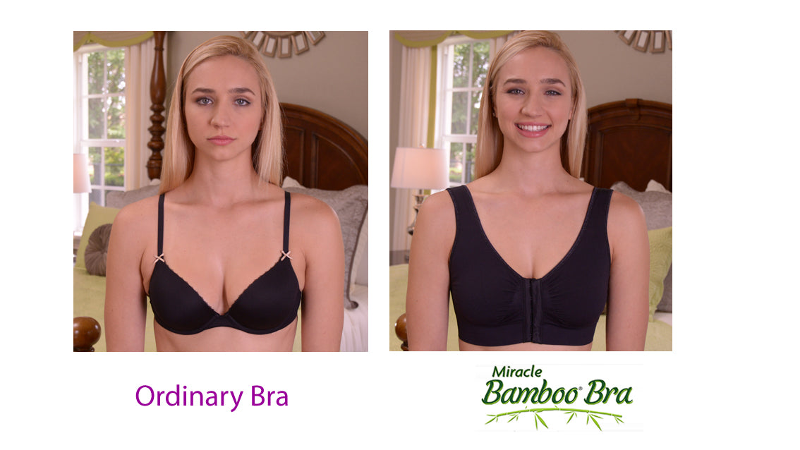 Miracle Bamboo Bra - Ultra Soft Wireless Comfort Bra for Women - Perfect for Yoga, Sleep & Everyday Wear
