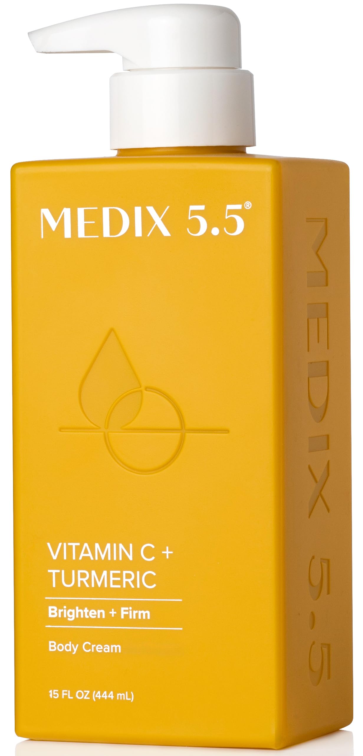 Medix 5.5 Vitamin C Brightening Cream - Anti-Aging Face & Body Moisturizer for Women & Men | Dark Spot Corrector, Wrinkle Reducer & Skin Tone Evening Lotion (15 Fl Oz) | Perfect for Daily Skincare Routine & Nighttime Hydration