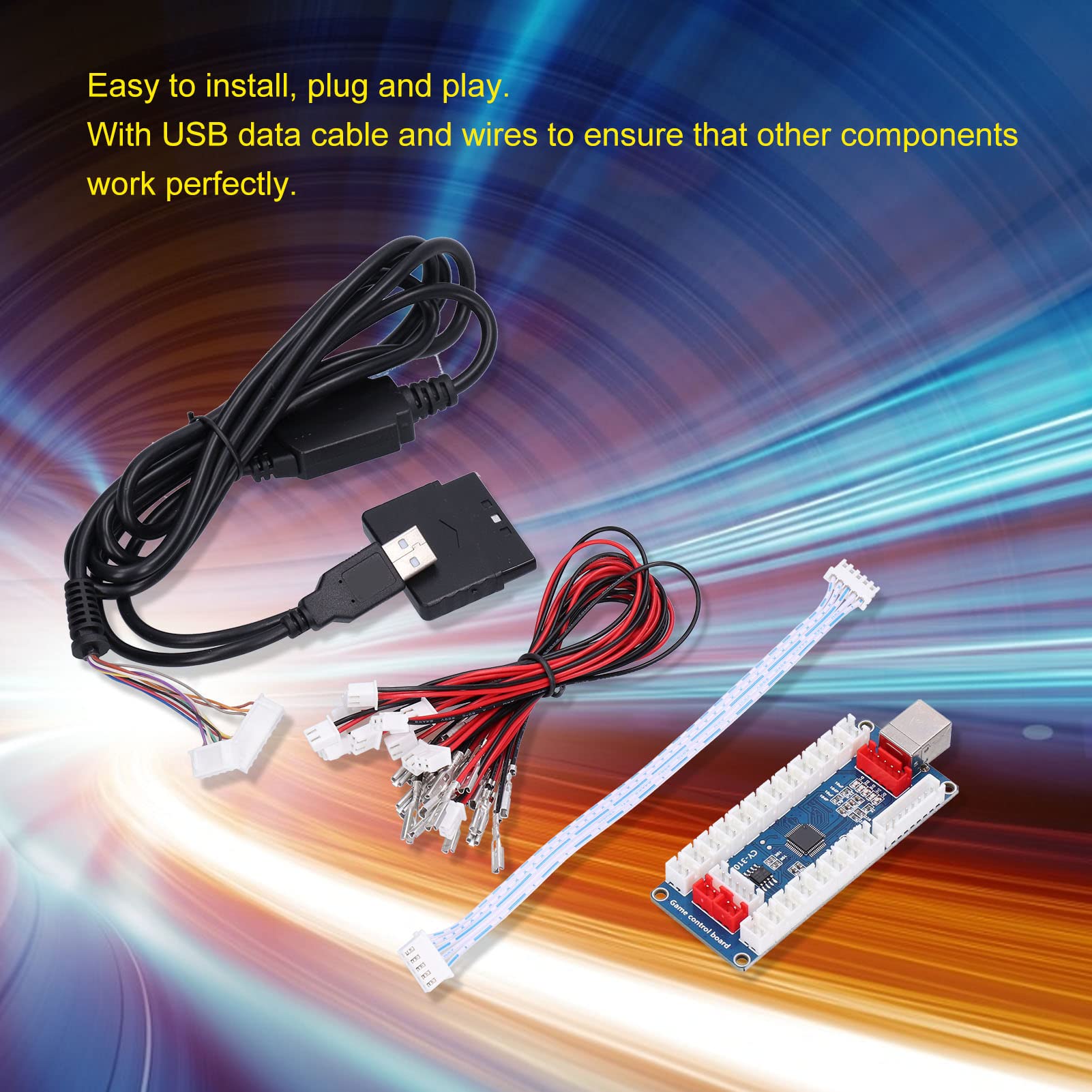 Zero Delay USB Encoder Kit for PC, Raspberry Pi, Android - DIY Gaming Controller for Arcade & Retro Gaming