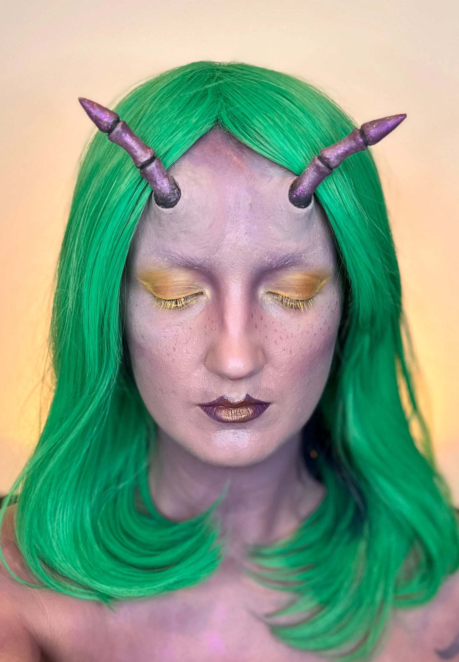 Obsidian FX Alien Antennae Silicone Prosthetic - Realistic Sci-Fi Costume Accessory for Cosplay, Halloween & Theatrical Performances