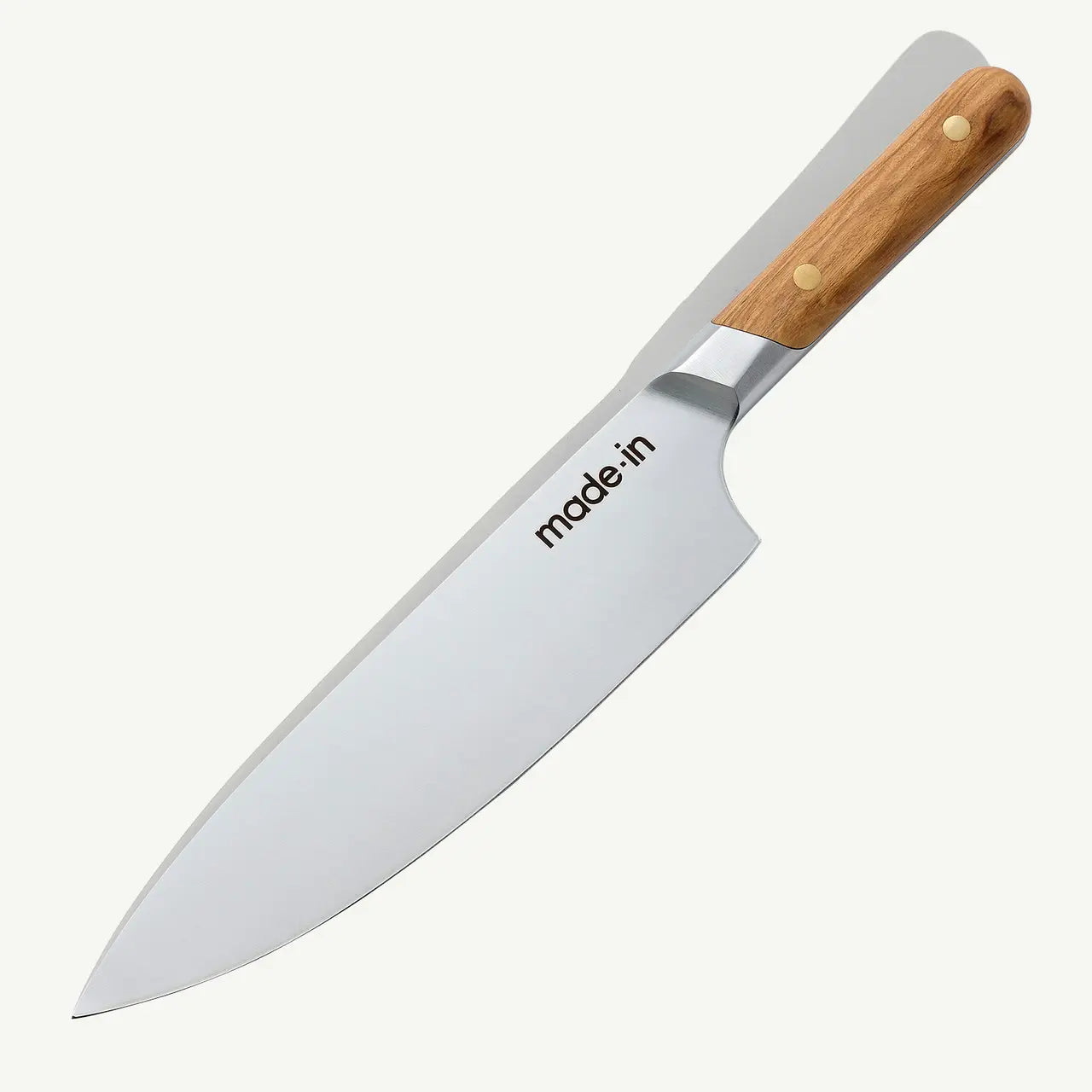 Premium 8 Inch Chef Knife with Olive Wood Handle - Professional Kitchen Knife for Chopping, Slicing & Dicing - Perfect Gift for Home Cooks & Culinary Enthusiasts