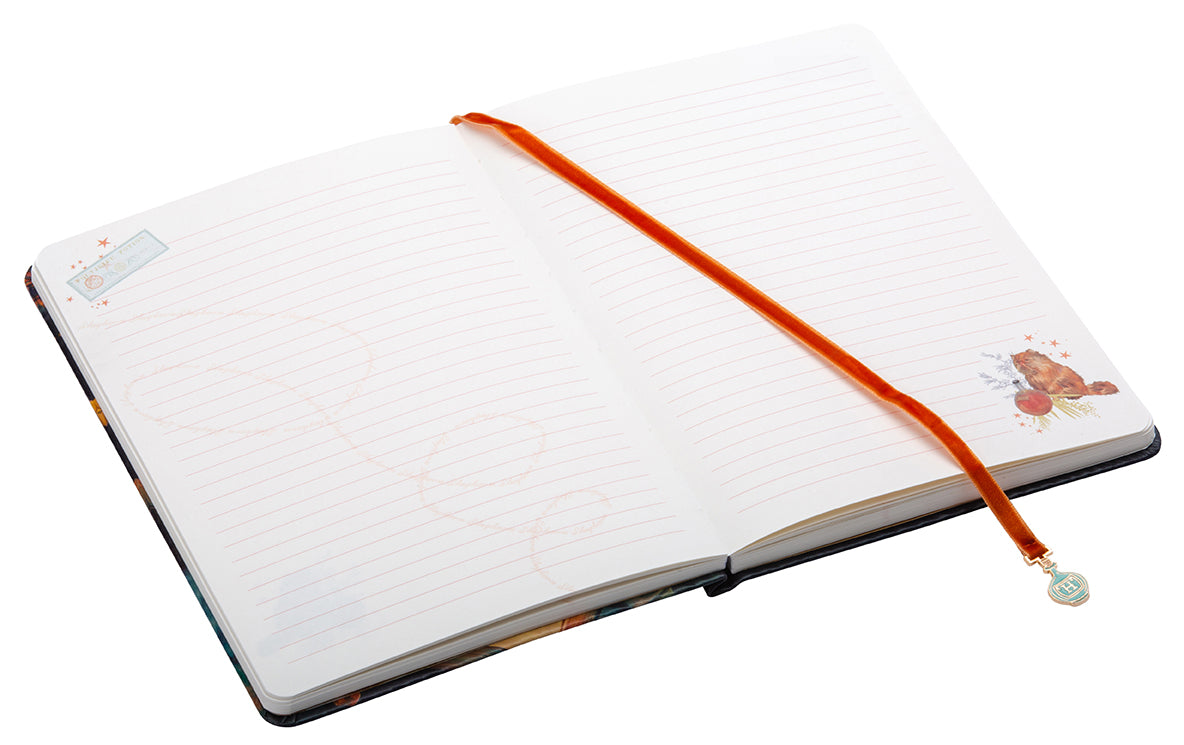 Harry Potter Hermione Granger Journal with Ribbon Charm - Perfect for Wizarding World Fans, Collectors & Journaling Enthusiasts - Great Gift for Birthday, Christmas & Back to School