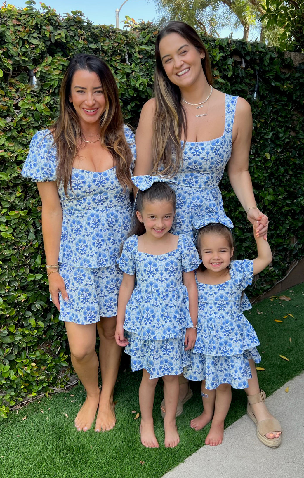 Little Miss Mini Dress ~ Teagan Floral | Floral Print Summer Dress for Girls | Perfect for Birthday Parties, School Events & Family Photos