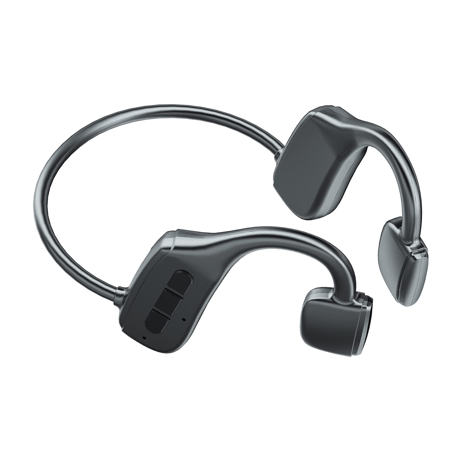 G2 Wireless Bluetooth Bone Conduction Headphones - Open-Ear Sport Headset with Bluetooth 5.0, IPX5 Waterproof, Lightweight Design for Running, Cycling & Outdoor Activities (Black)