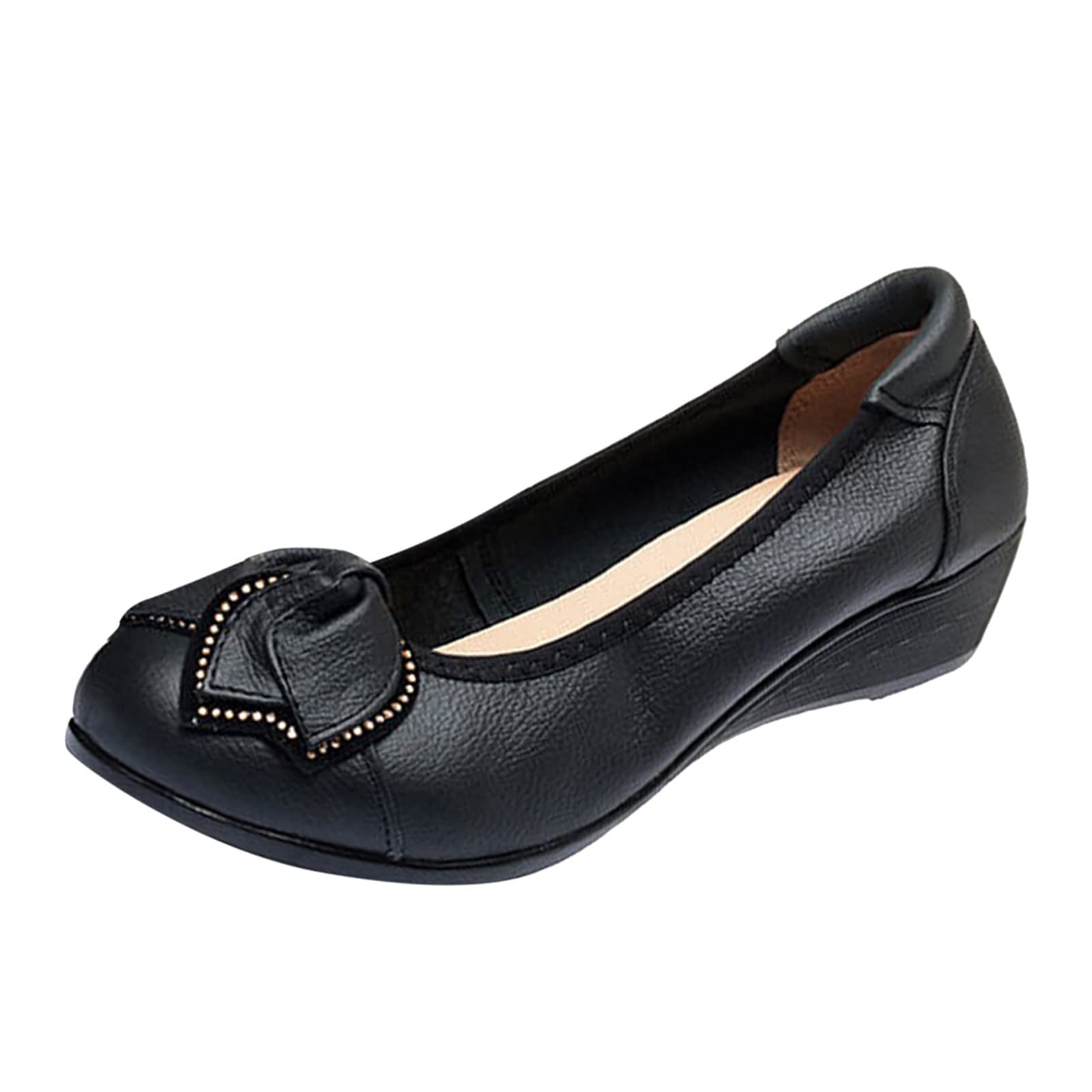 MLAGJSS Women's Business Casual Flats - Pointed Toe Slip On Ballet Shoes for Work & Office - Comfortable Soft Leather Loafers for Professional Women (Ideal for Office Wear, Business Meetings & Daily Commute)