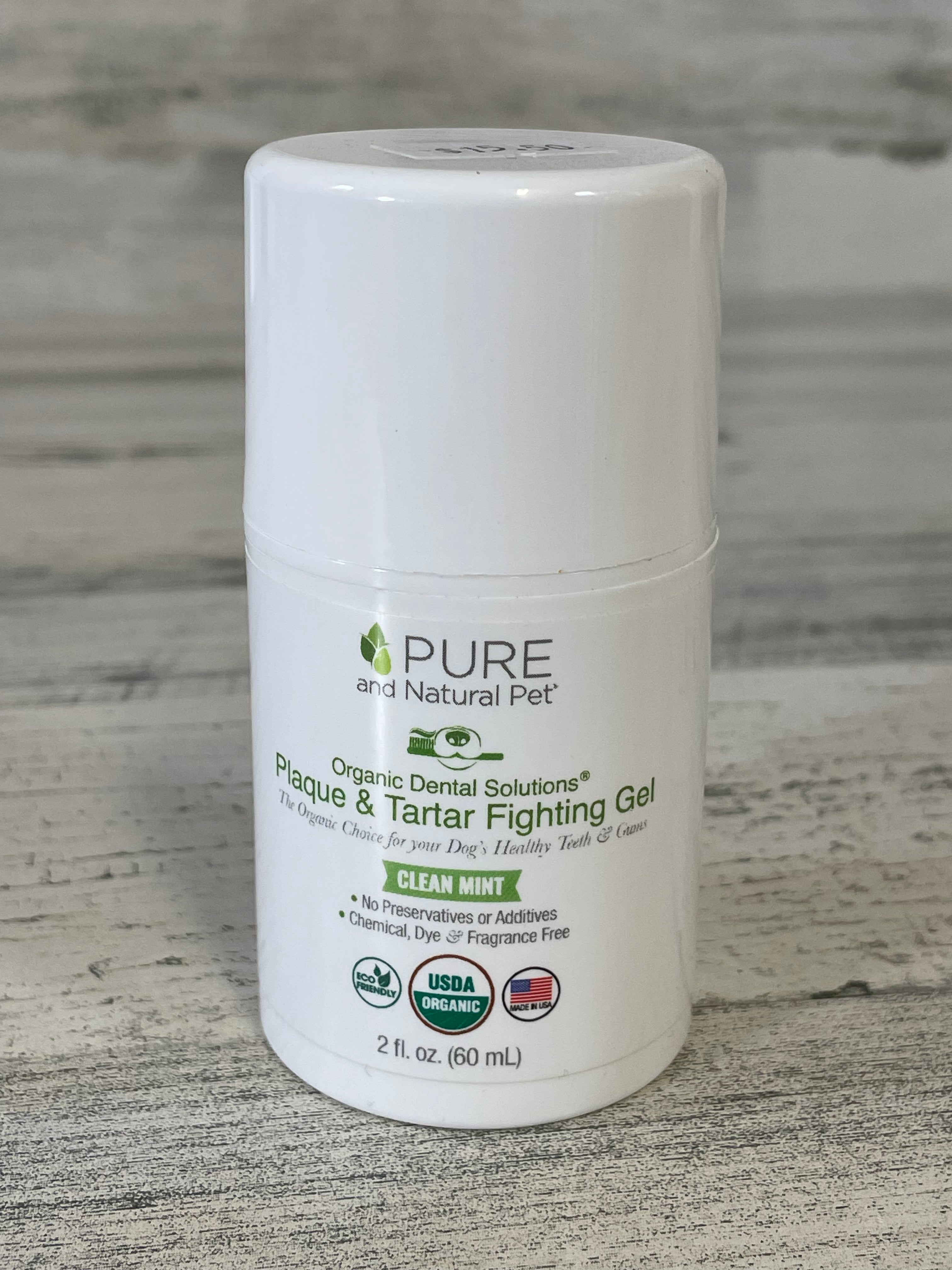 Pure & Natural Pet Dental Plaque & Tartar Remover Gel for Dogs & Cats - 2oz Oral Care Solution for Fresher Breath & Healthier Teeth - Perfect for Daily Dental Hygiene Routine