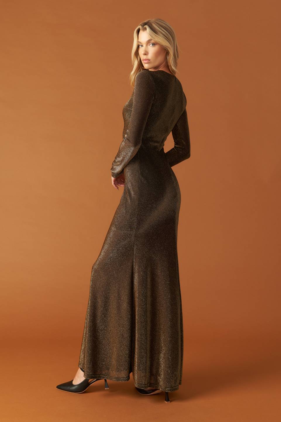 Mermaid Maxi Dress for Women - Elegant Long Flowy Beach Dress with Slit | Perfect for Summer Vacations, Beach Parties, and Evening Events