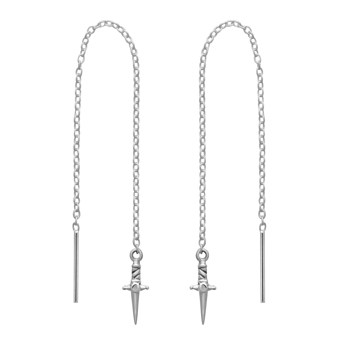 Cosmic Dagger Threaders - Premium Stainless Steel Ear Threader Jewelry for Women | Perfect for Parties, Date Nights & Boho Fashion