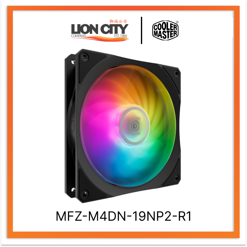 Cooler Master MFZ M4DN 19NP2 R1 CM Mobius 140P ARGB Ring Blade Fan - High Performance PC Cooling Fan with RGB Lighting for Gaming PCs, Workstations & PC Builds (5-Year Warranty)