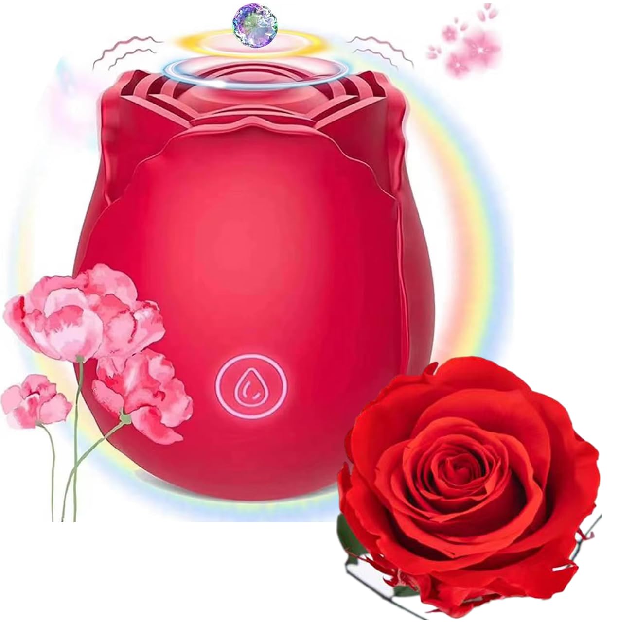 Eternal Preserved Rose Gift Set - Perfect Birthday, Valentine's Day & Anniversary Present for Women, Wife & Girlfriend (UK48) | Romantic Home Decor & Party Centerpiece