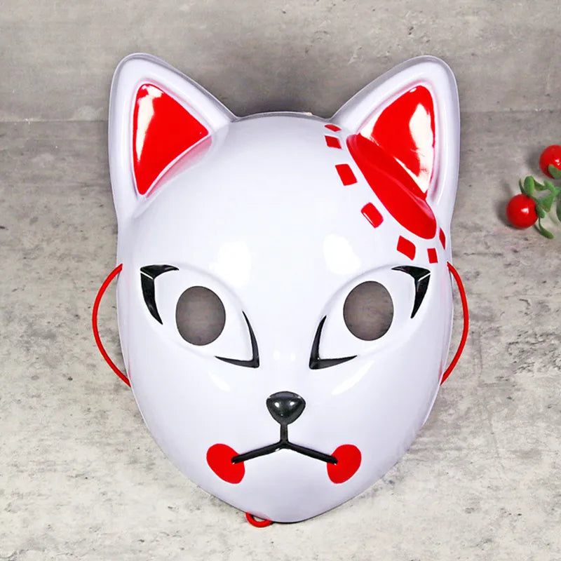 Demon Slayer Cosplay Mask - Anime Inspired Nezuko & Tanjiro Masks for Halloween & Conventions - Perfect for Cosplay, Costume Parties & Anime Fans