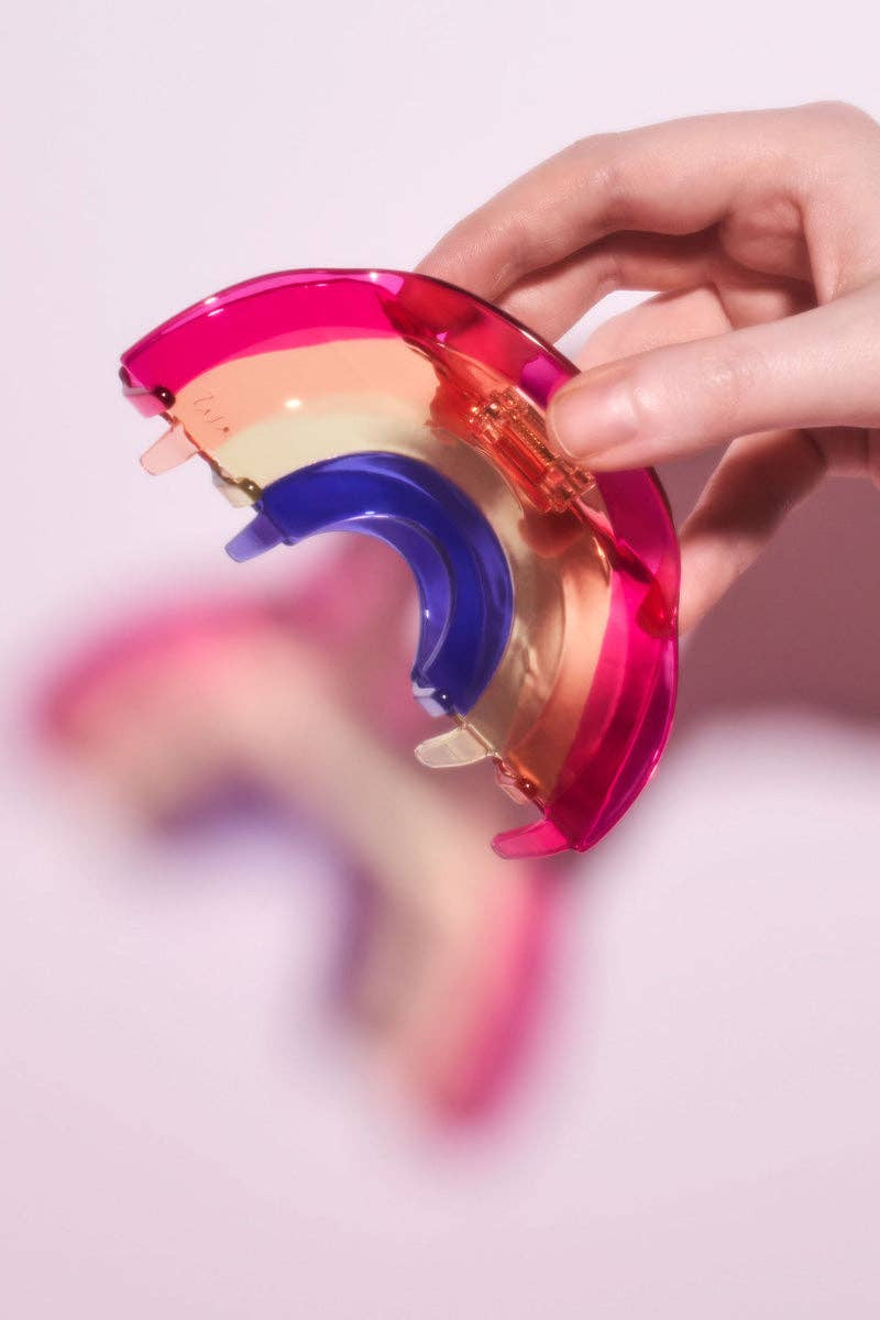 Colorful Jelly Hair Claw Clip - Non-Slip Hair Accessories for Women & Girls - Perfect for School, Work, Parties & Everyday Hairstyles