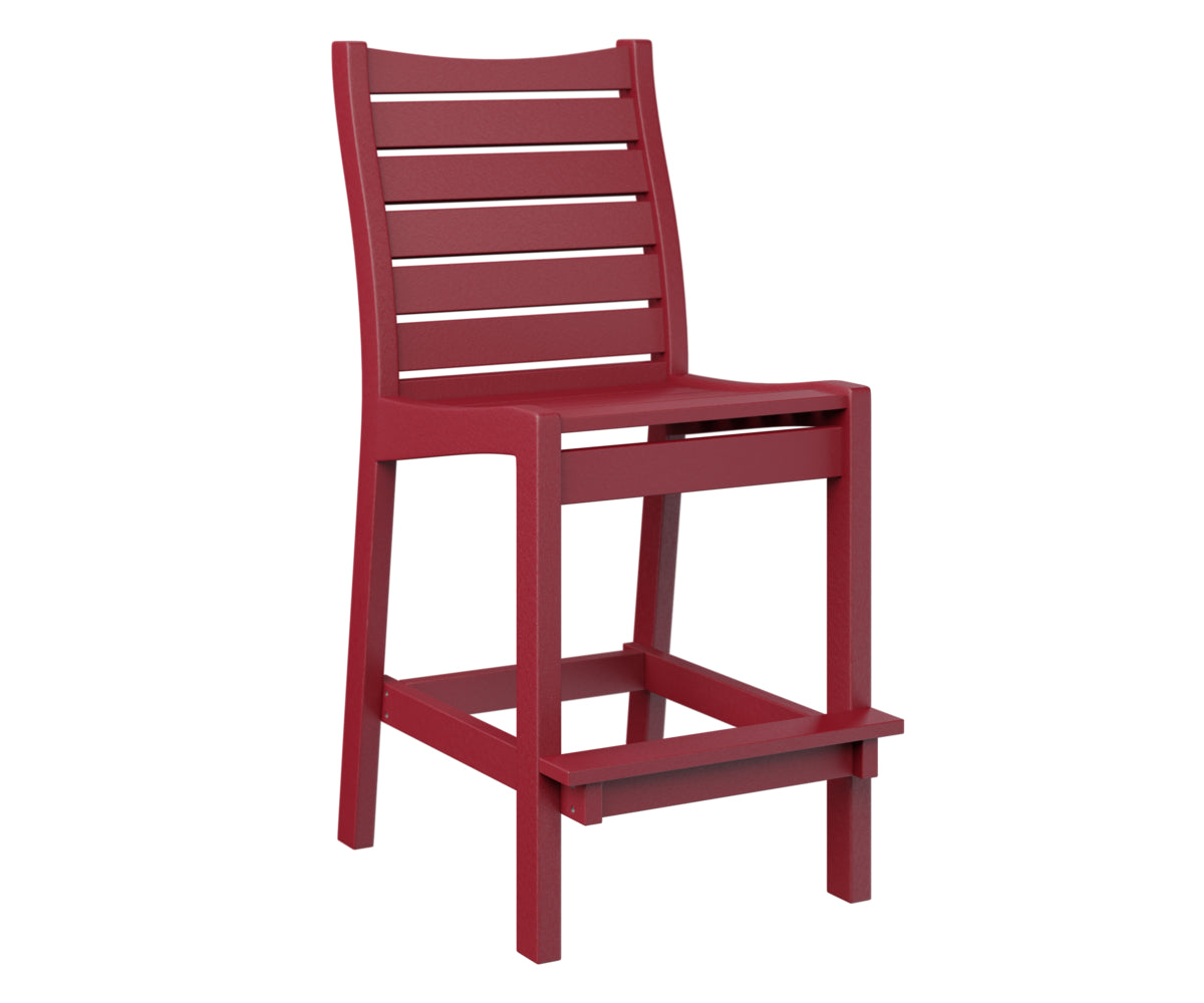 Berlin Gardens Bristol Bar Chair - Adjustable Height Outdoor Bar Stool for Patio, Deck, and Kitchen Counter - Perfect for Entertaining and Relaxing