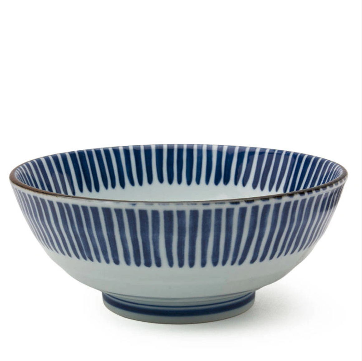 Premium Blue Streamer Ramen Bowl - 16oz Japanese Style Ceramic Noodle Soup Bowl with Lid - Perfect for Ramen, Udon, Pho & Asian Soups - Microwave & Dishwasher Safe - Ideal for Home Dining & Restaurant Use